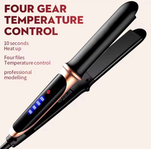 Professional Hair Straightener with 4 Temperature Settings – Fast Heat in 10 Seconds